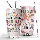 MEDROC Daycare Tumbler Stainless Steel 20oz, Daycare Teacher Appreciation Gifts Bulk For Christmas Mothers Day, Childcare Provider Gifts for Women Men Coffee Cup