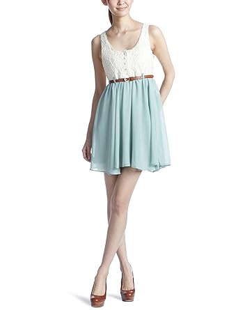 Amazon ミスティウーマン Mysty Woman レース シフォン ドッキング