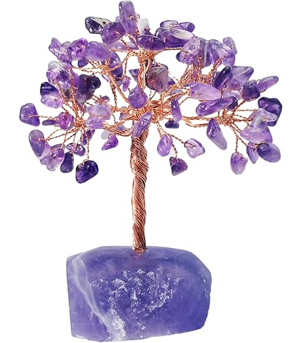 thumbnail image 2 of JSDDE Rose Quartz Crystal Tree Reiki Healing Gemstone Money Tree Feng Shui Crystals Stone Tree Home Office Luck Ornament Decoration 6.3 Inch 2 of 11