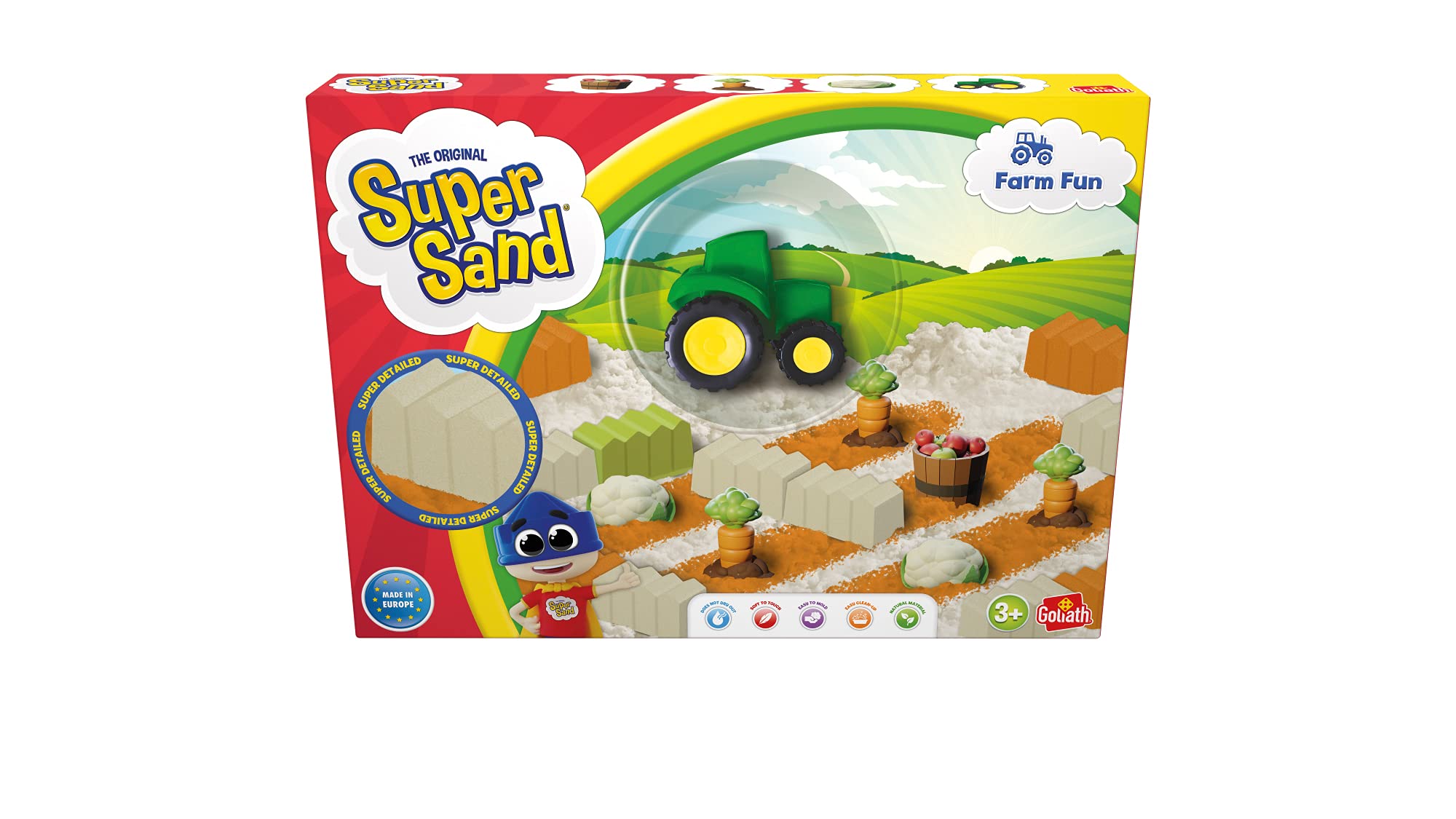 SUPER SAND 918145.006 Farm Fun, Multicolor