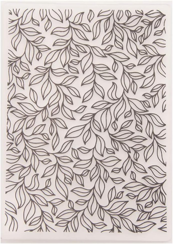 Guoyy Plastic Embossing Folder Template DIY Scrapbook Photo Album Card Craft Tree Leaves