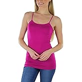 ToBeInStyle Women's Stretch Layering Scoop Neck Camisole Tanks & Camis