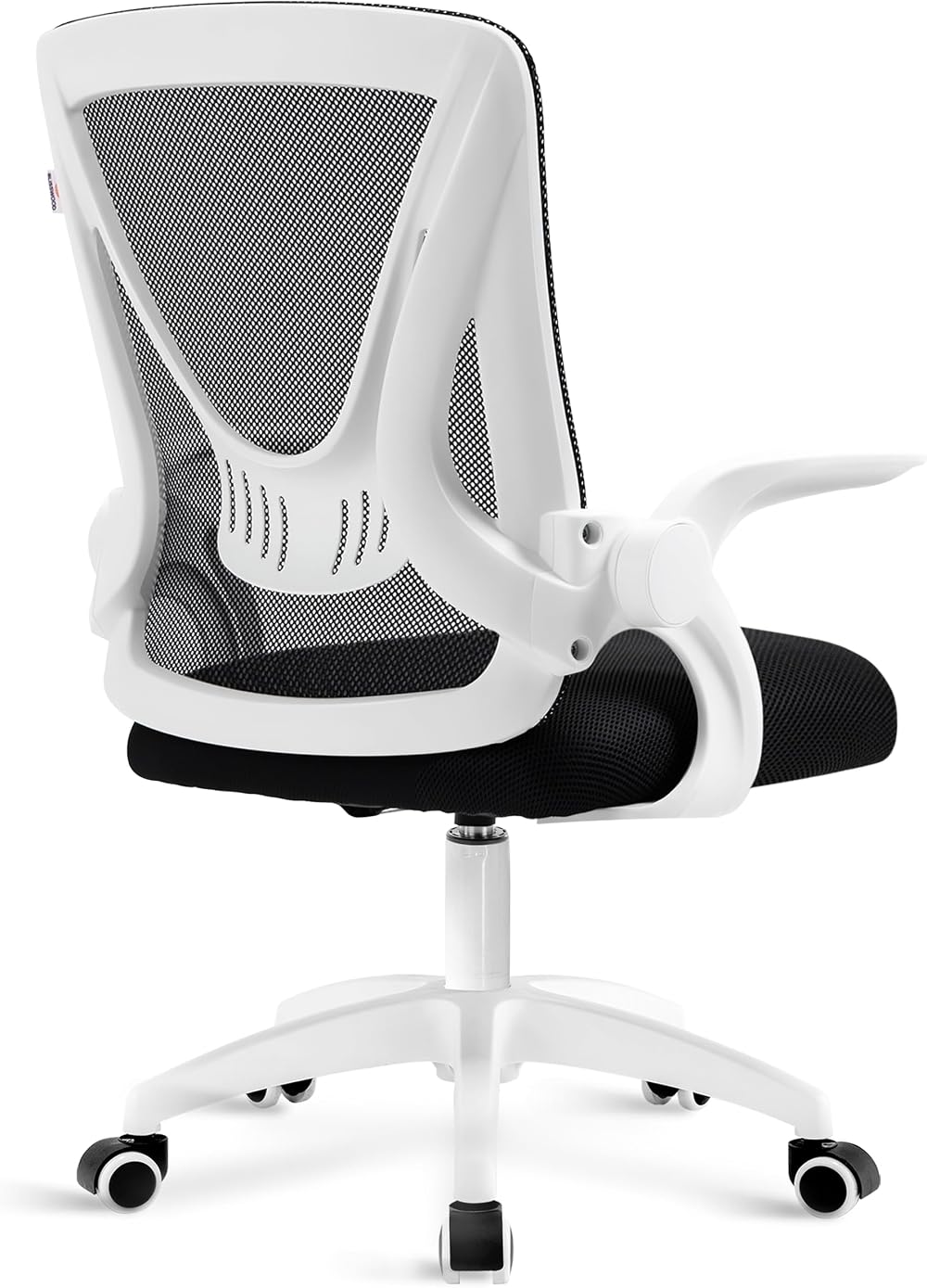 Blisswood Office Mesh Chair with 90° Flip-Up Armrests Ergonomic Lumbar Support