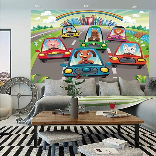 Amazon Com Sosung Kids Toddlers Room Decor Wall Mural Colorful