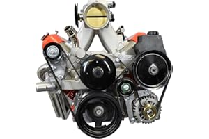 ICT Billet LS Truck Alternator Bracket Low Mount and Power Steering Pump Bracket LSX LS3 LQ4 LQ9 L33 LS3 Billet 551669-3