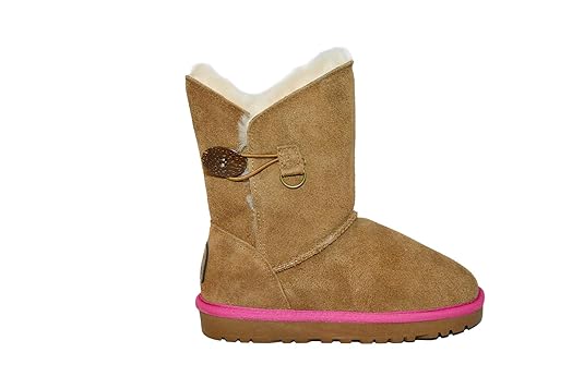 Reissner Lammfelle Lammfell Winterstiefel Lara Halbstiefel Schlupfstiefel Boots (Halbschaft)