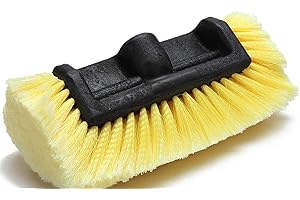 Anyyion 10-inch Car Wash Brush Head，Soft Bristle, Auto RV Truck Boat Camper Exterior Washing Cleaning（10-inch）