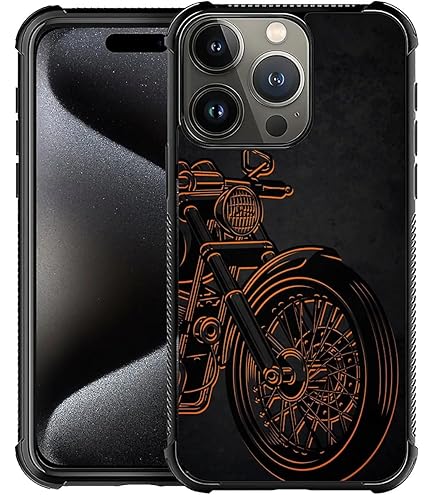 Amazon.com: iPhone 16 Pro Old School Biker Motorcycle