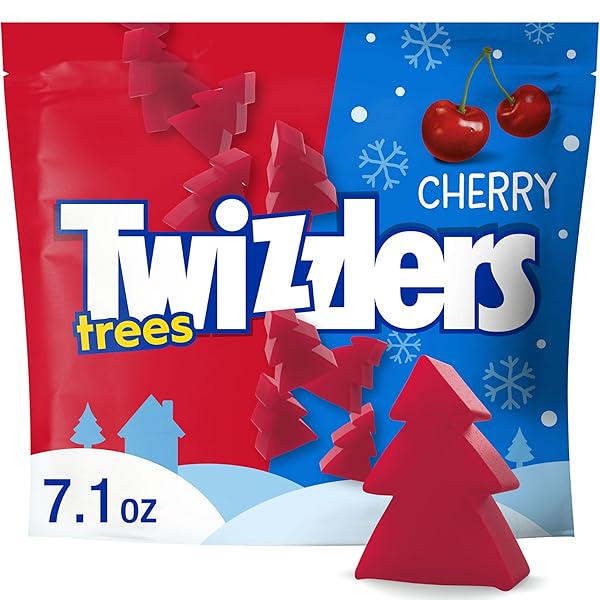 TWIZZLERS CHERRY FLAVORED TREES, 7.1 OZ BAG