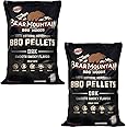 Bear Mountain 2-Pack All Natural Wood Pellets for Smoker, Grill & BBQ, 20 Lbs, Oak