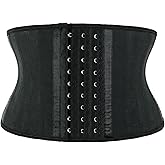 Atbuty Super Short Torso Waist Trainers Cincher Corset Tummy Shaper Slimming Latex Girdle