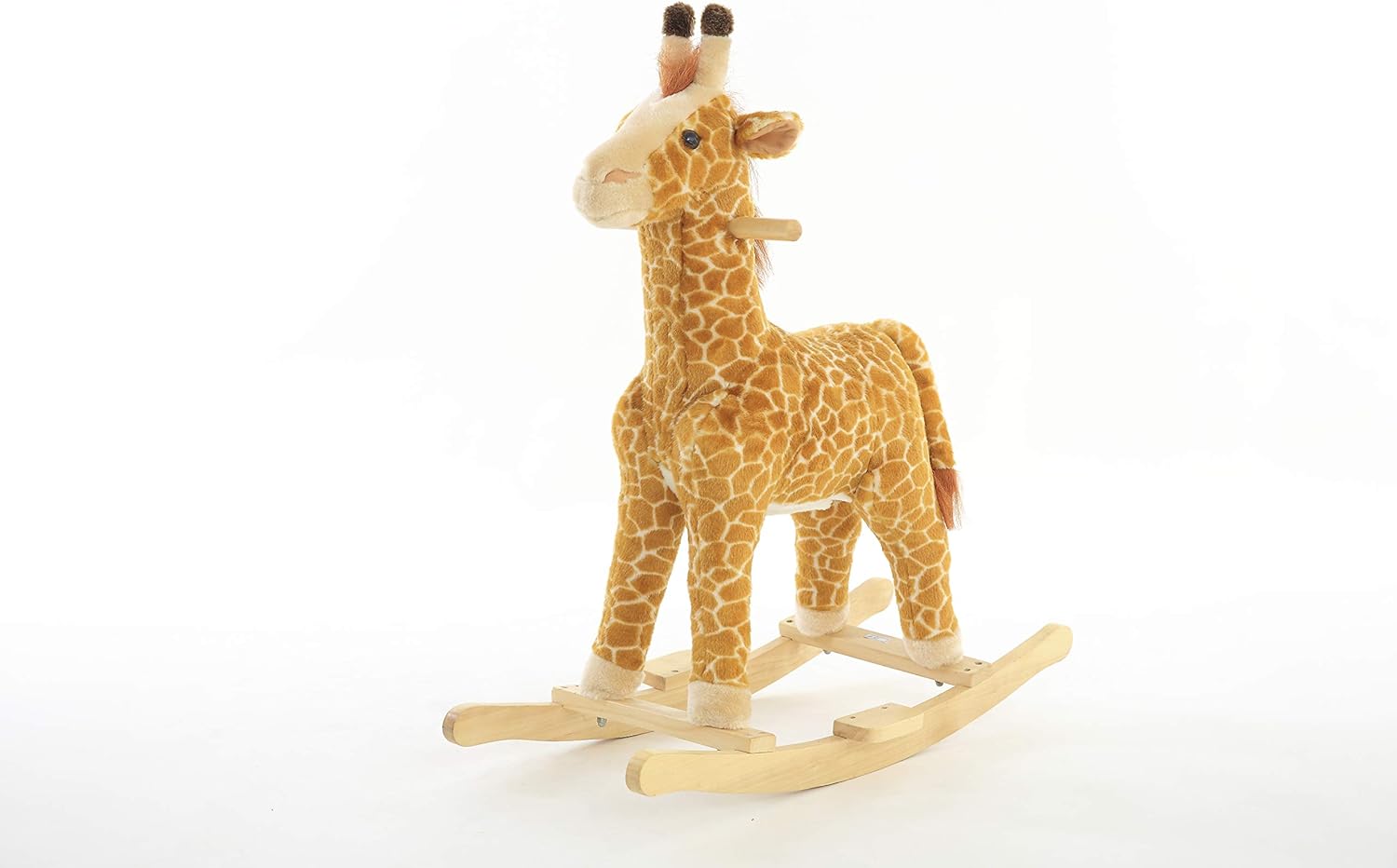 wooden rocking giraffe