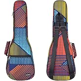 CLOUDMUSIC Ukulele Case Gig Bag, Tenor 26 Inch, Dark Blue | Padded, Backpack