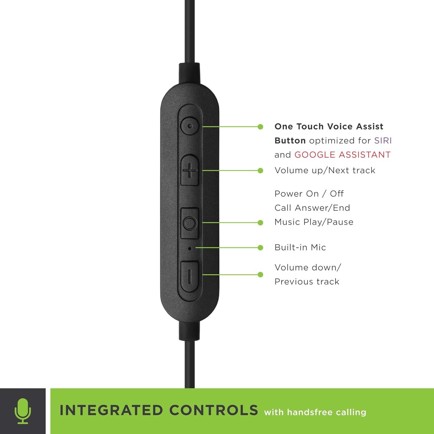 soundlogic voice assistant wireless sport earbuds