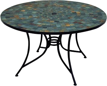Amazon Com Home Styles Outdoor Stone Harbor 51 Inch Round Dining