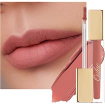 Oulac Liquid Matte Lipstick, Nude Peach Lip Color, Long Lasting ...