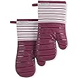KitchenAid Albany Oven Mitt 2-Pack Set, Beet, 7"x13"