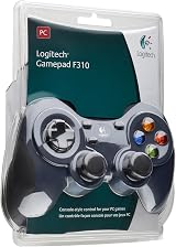 Logitech F310 Wired Gamepad Controller USB PC Mac Grey Blue 1.8m Cord view 9