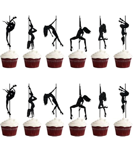 Décorations Cupcakes Ruban Rose Lutte Cancer Du Sein - Lot De 24 - Papier Cartonné, Bâton Inclus - Motif Papillon Et Espoir
