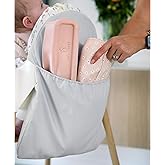 Nibble and Rest Highchair Handy Pocket Pouch, Compatible with IKEA Antilop Highchair,High Chair Accessories, Wipeable and Wat