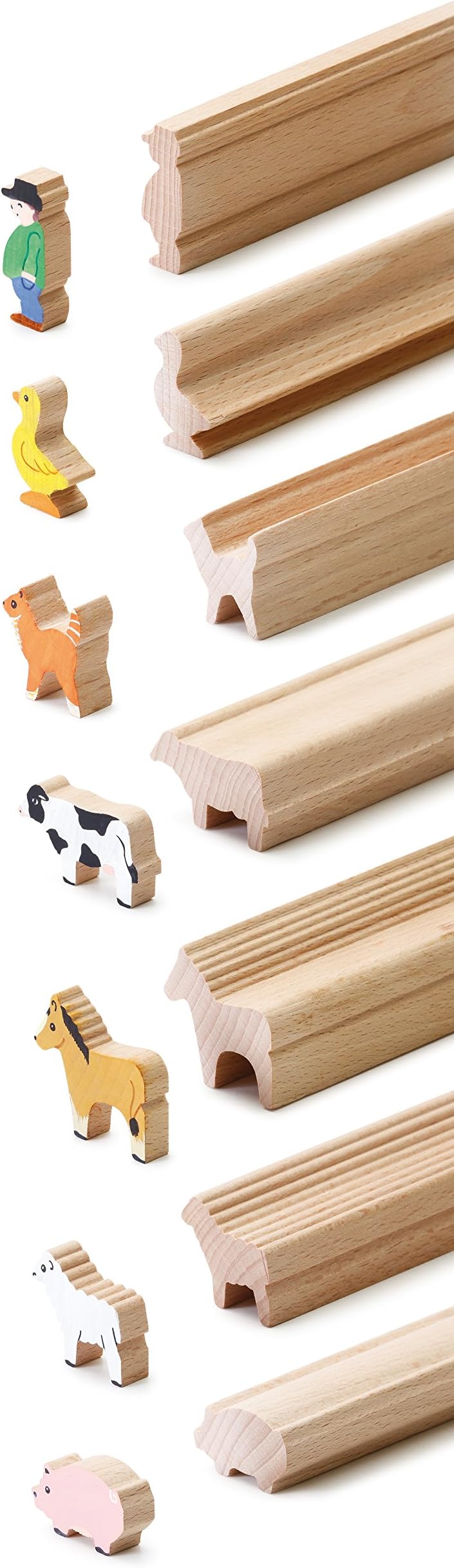 Erzi41262 45 x 11 x 60 cm Farm Craft Moulding Wooden Toy Molding