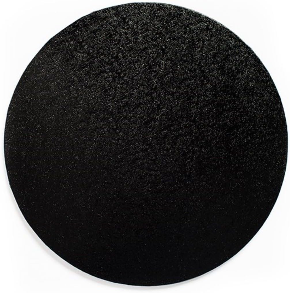 8" Round Black Cake Drum