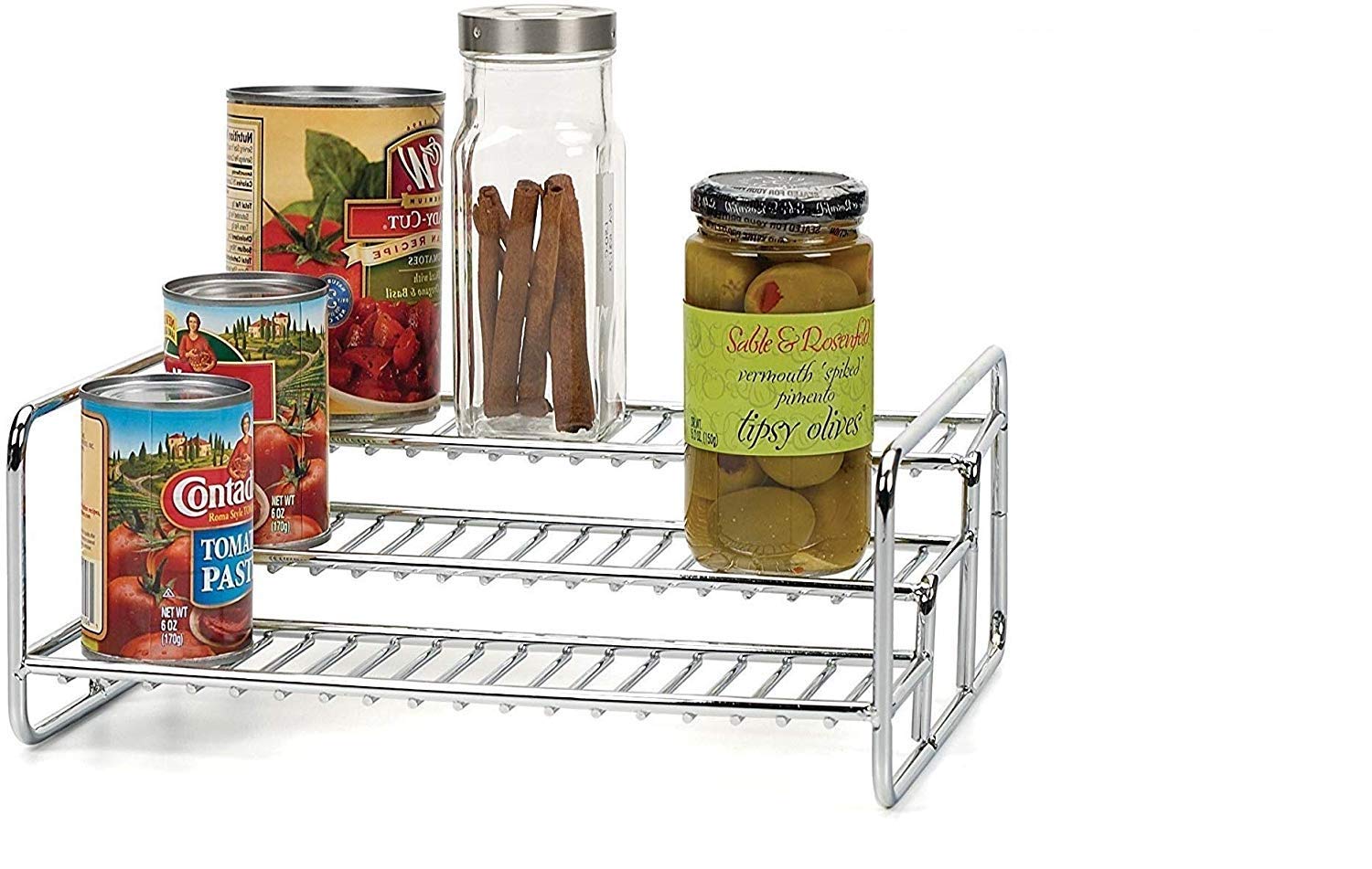 Buy INDIAN DECOR. 31333 Chromed Steel Spice Rack, Kitchen Organizer