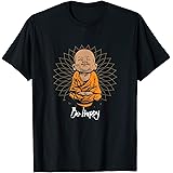 Chilling Nation Good Vibe and Positive TeesHappy Zen Little Baby Buddha T-Shirt Mandala Tee Gift Idea T-ShirtOEKO-TEX STANDARD 100
