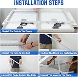 ECO-WORTHY 2-Sets 45in Adjustable Solar Panel Mount Brackets Kit view 8