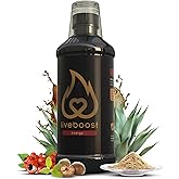 LIVEBOOST - Fast Acting for Men and Woman - Female & Male Supplement, Natural Ingredients, Supports Energy and Circulation, Enhances Wellsness - 480ml