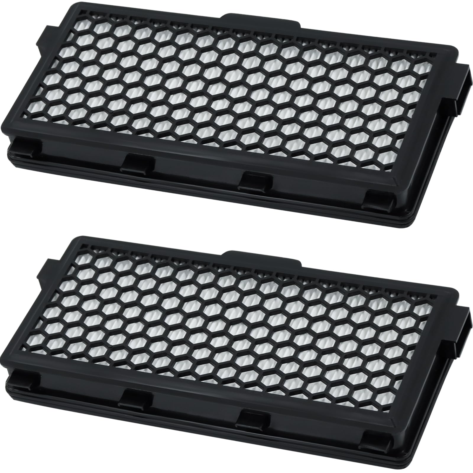 SF-AA50 Active AirClean Filter Compatible with Miele S4 S5 S6 S8 S4000 S5000 S6000 S8000 Series, Complete C2 C3, Compact C1, C2 Vacuum Cleaner Pack of 2 By Wadoy