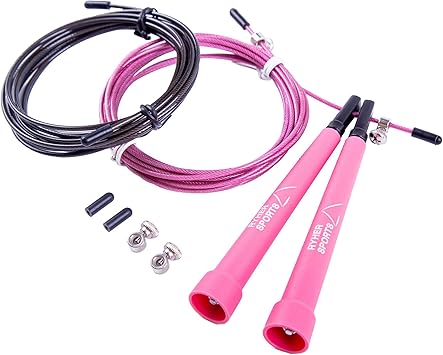 Empresa española fabricante de cuerda para saltar - Kit con Comba crossfit mujer y hombre, niños y adultos - Combas de Fitness, Crossfit, Boxeo, ...