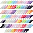 Handepo 100 Pair Low Cut Ankle Socks for Women Athletic Bulk Socks for Running Casual Outdoor Activities