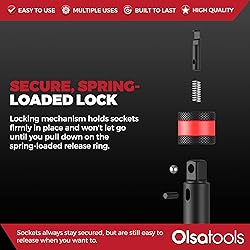 Olsa Tools Locking Impact Socket Extension
