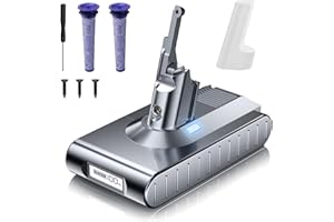 Bonacell Upgraded 8000mAh 21.6V Li-ion Replacement for Dyson V8 Battery 215681 967834-05 SV10 V8 Absolute V8 Animal V8 Motorhead V8 Fluffy V8 Cord-Free Handheld Vacuum