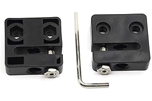 Befenybay 2PCS Anti-Backlash Nut 8MM Diameter Lead Screw Nut, Lead Screw Moves 8mm in One Turn for CNC and 3D Printer (2mm Pitch 8mm Lead)