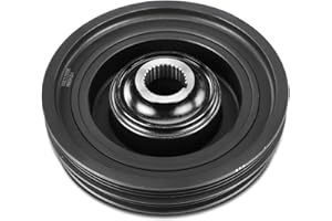 A-Premium Engine Harmonic Balancer Crankshaft Pulley Compatible with Honda CR-V CRV 1997 1998 1999 2000 2001 DOHC L4 2.0L, Re
