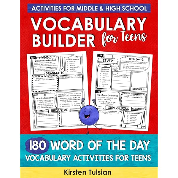 Amazon.com: Vocabulary Workbook for Kids: 180 Word of the Day