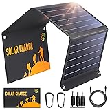 30W Portable Solar Panel 3 USB Ports Chargers