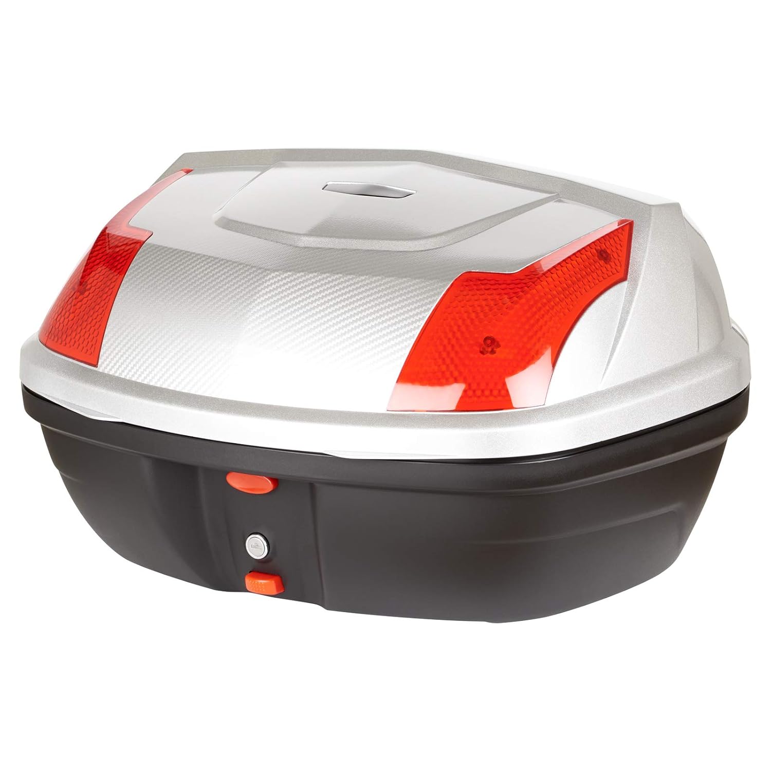 Ryde 48L Silver Motorcycle Helmet Top Box Amazon.co.uk Car & Motorbike