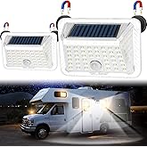 EJYTRVT Magnetic RV Solar Lights with Motion Sensor | Exterior & Outdoor Lighting for Camper, Trailer, 5th Wheel, Truck (2 Pack)