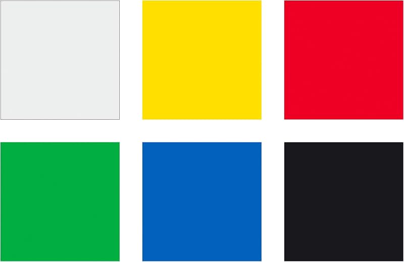 , tubes de peintures aux couleurs brillantes et résistantes à la lumière, Set de 5 tubes + offert, couleurs assorties, 8816 D