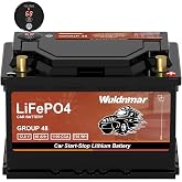G48 Lithium Automotive Battery &ndash; 12.8V 60Ah 1100CCA Ultra-Durable, High Cranking Amps, and Quick Charge Time | Reliable for Any Vehicle