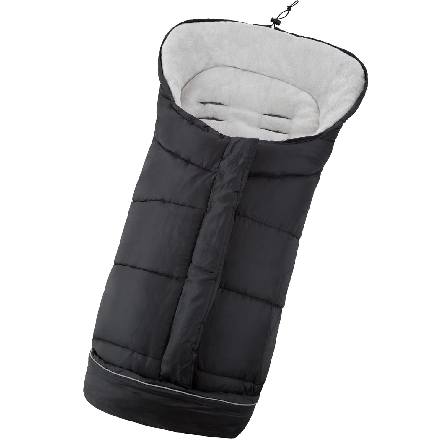TecTake Winterfußsack für Kinderwagen Buggy Autositz (schwarz)