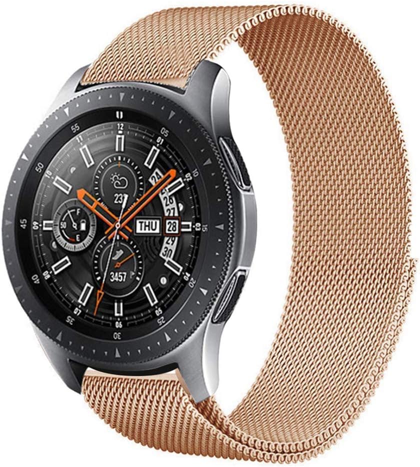 Urtone Metal Strap for Samsung Gear S3 Frontier/Classic,22 MM Replacement Stainless Steel Watch Strap Wrist Band Bracelet for Gear S3 /Galaxy Watch 46mm
