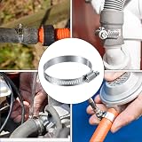 Friusate 8 Pcs Jubilee Clips Stainless Steel Hose Clamps 72-165mm Adjustable view 6