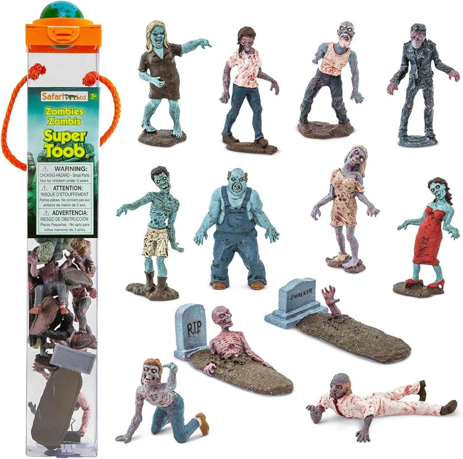 Safari 686004 Super Toobs Zombies Miniature