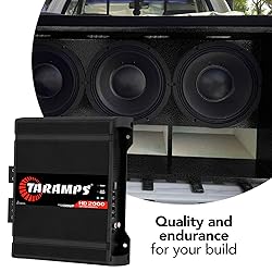 Taramps HD 2000 Black 1 Ohm 1 Channel 2000 Watts