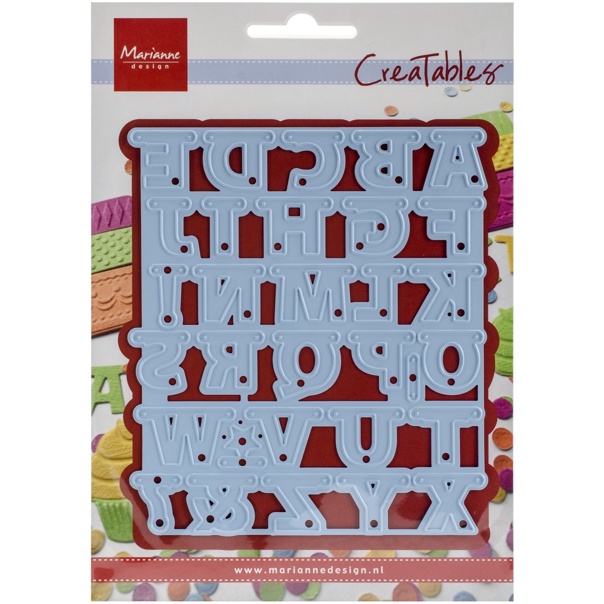 Marianne Design Creatables Alphabet Garland,Blue,‎0.15 x 12.07 x 17.15 cm; 27.22 Grams
