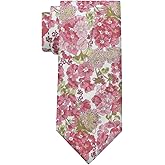 LHXzizizi Floral Ties for Men Mens Floral Tie Cotton Neck Tie Skinny Necktie for Wedding Beach Leisure Party Business Prom